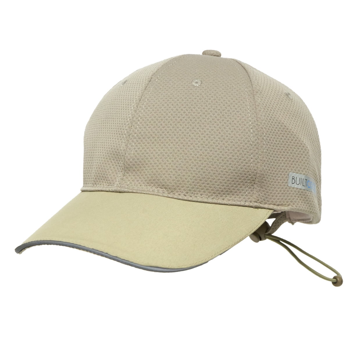 BUILTCOOL Adult Mesh Baseball Hat - Men & Women Cooling Ball Cap for  Running, Tennis, and Golf - One Size, Khaki