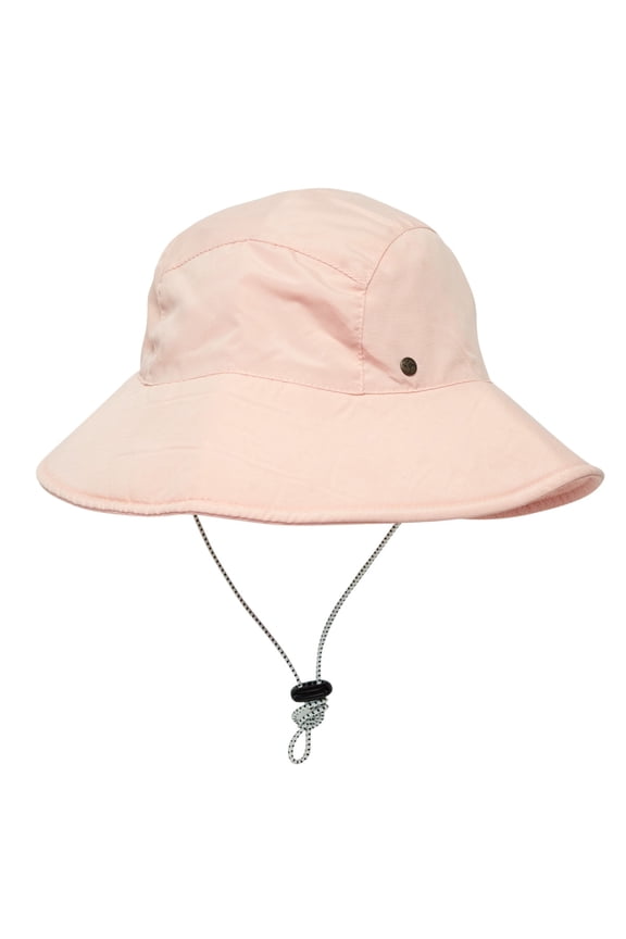 Adult Riverguide Bucket Cap - Adjustable Boonie Hat for Fishing, Camping, and Kayaking - Large/X-Large, Millenial Pink