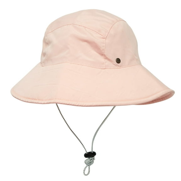 BUILTCOOL Adult Riverguide Bucket Cap - Adjustable Boonie Hat for Fishing, Camping, and Kayaking - Medium/Large, Millenial Pink