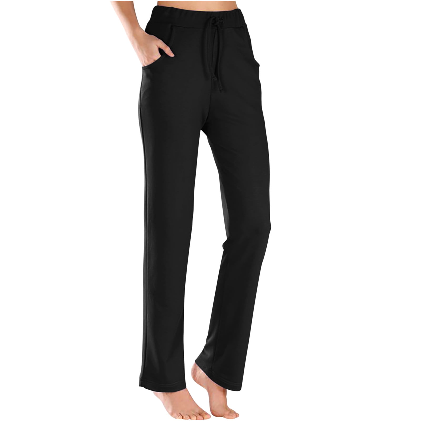 Women's Slim Fit High Waist Bell Bot Pants Casual Elastic Suit Pants Long High Waist Flared Trousers main image 0