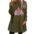 thumbnail image 1 of Buigttklop Sweater for Women Plus Size Womens Sweaters Oversized Sweaters for Women Solid Color Loose One Neck Long Sleeve Knitting Sweater Top, 1 of 2