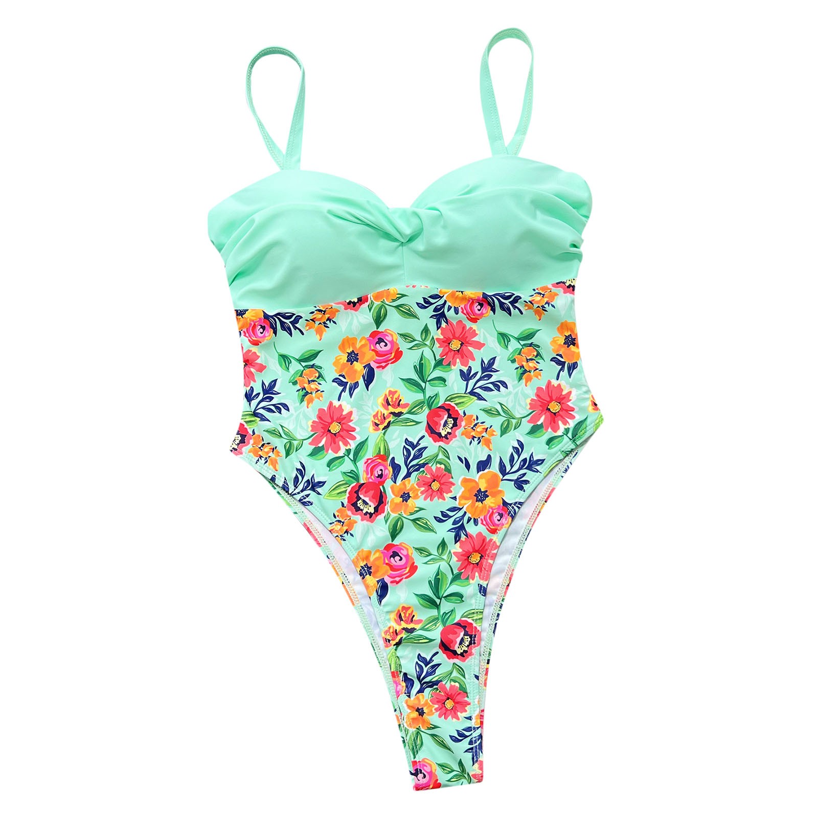 Women Swimwear Bikini High Waist Sexy Backless Split Swimsuit Printed Bikini main image 0