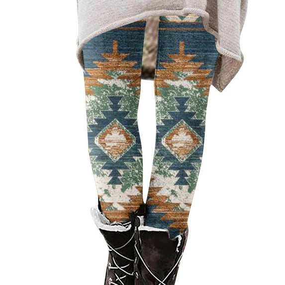 Buigttklop Leggings for Women High Waist Stretchy Warm Thermal Pants Elastic Leggings Pants