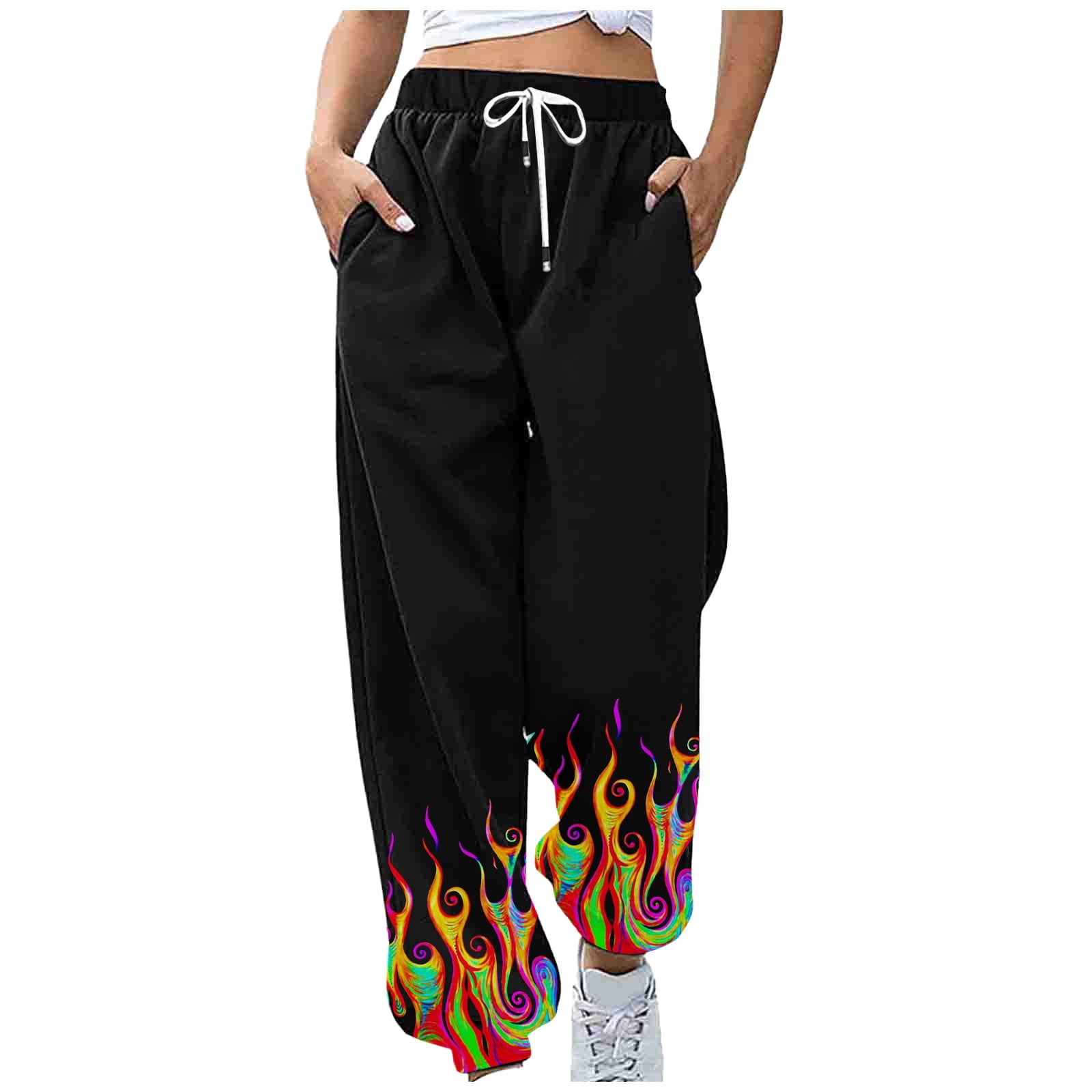 BUIgtTklOP No Boundaries Pants For Women Clearance,Womens Flame ...