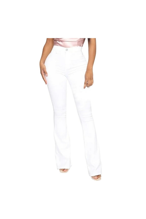 Pants for Women Women Classic High Waist Horseshoe Pants Micro Horn Slimming and Pants