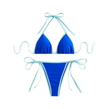 Buigttklop Swimsuits for Women 2025,Women'S Striped Bikini Swimsuit High Waisted Beach Swimsuit