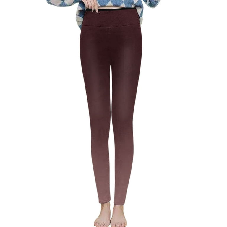 BUIgtTklOP Pants for Women Clearance,Women Printing Warm Tight