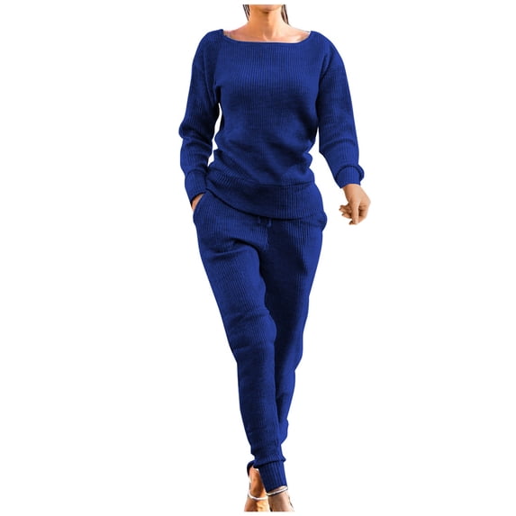 Buigttklop Pants for Women,Women Tracksuits Sportswear Long Sleeve Pullover Trousers Casual Suit