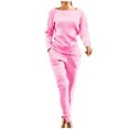 thumbnail image 1 of Buigttklop Pants for Women,Women Tracksuits Sportswear Long Sleeve Pullover Trousers Casual Suit, 1 of 3