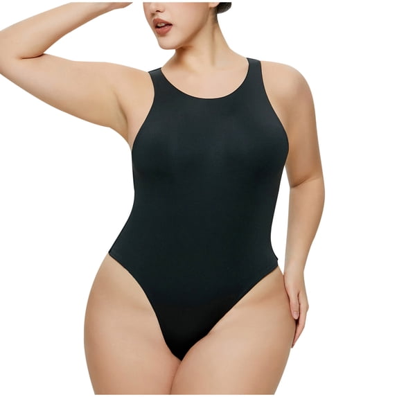 Buigttklop Shorts Summer Ladies Bodysuit Seamless One-Piece Body Shaper Abdominal Lifter Hip Shaper Underwear Stretch Slimming Body Corse Jumpsuits Bodysuits
