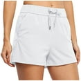 thumbnail image 1 of Buigttklop Shorts Summer Saving,Womens Shorts Yoga Lounge Casual Bandage Pocket Solid Shorts Pants, 1 of 4