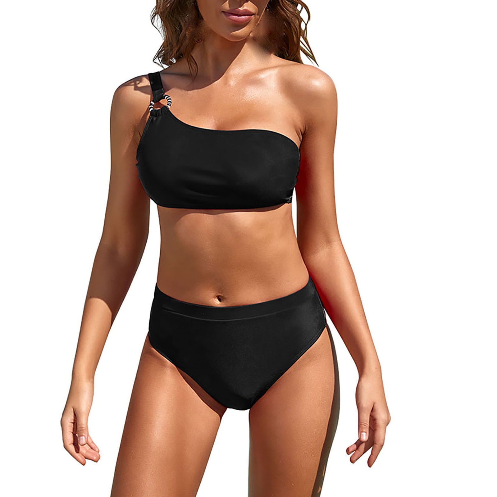 BUIgtTklOP Time and Tru Women's Swimsuits Clearance,Women Large Split