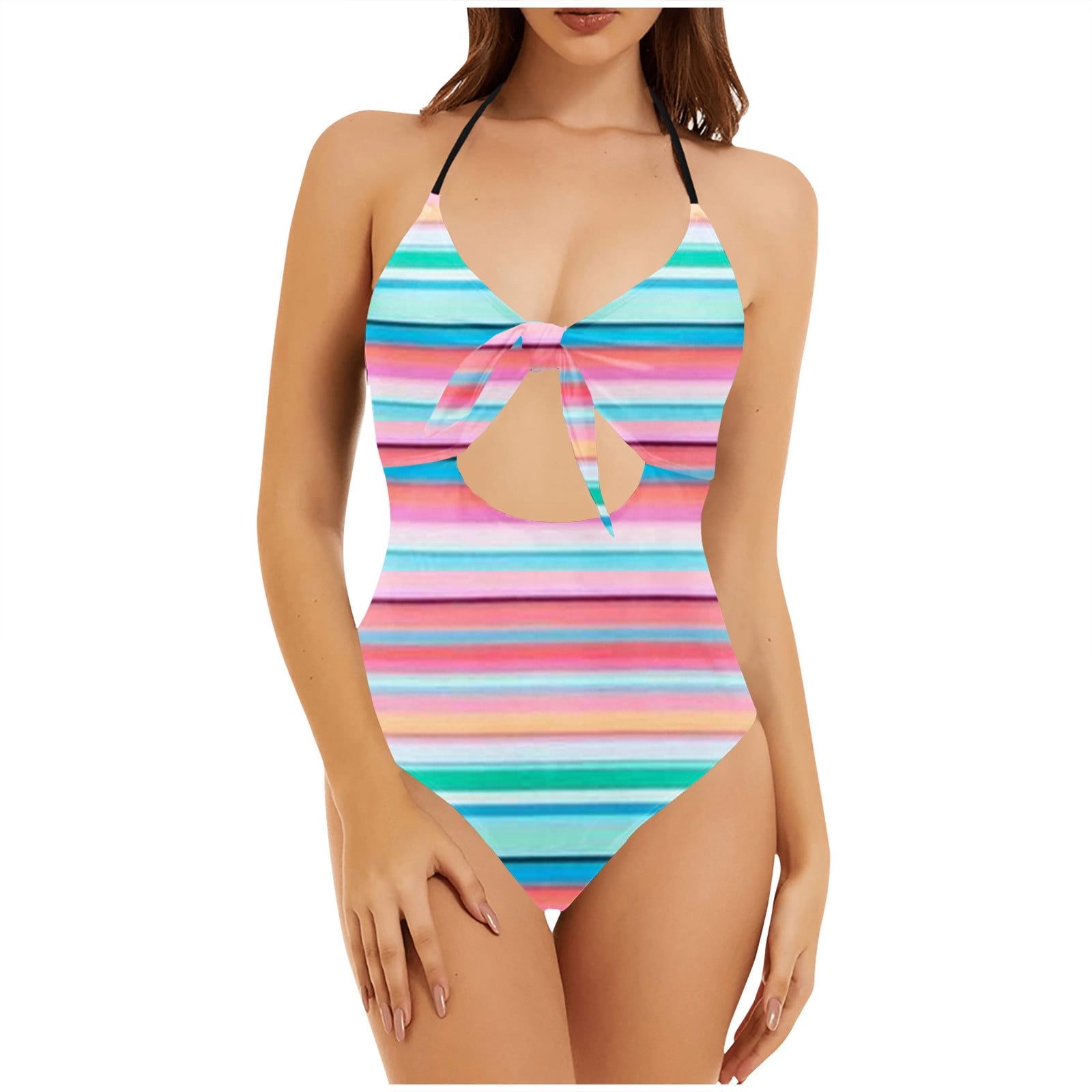Swim Suits For Women 2025 Plus Size Women One Piece Swimsuit Beach Tummy Control Cutout High... Cupshe Tummy Control One Piece Swimsuit