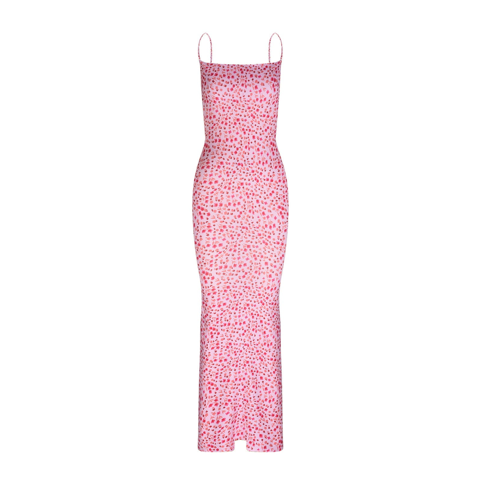 Women's sexy slim fit backless suspenders waist dress long dress main image 0