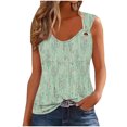 thumbnail image 1 of Buigttklop Womens Tank Tops 2024 Summer T Shirts V Neck Sleeveless Casual Loose Blouses, 1 of 3