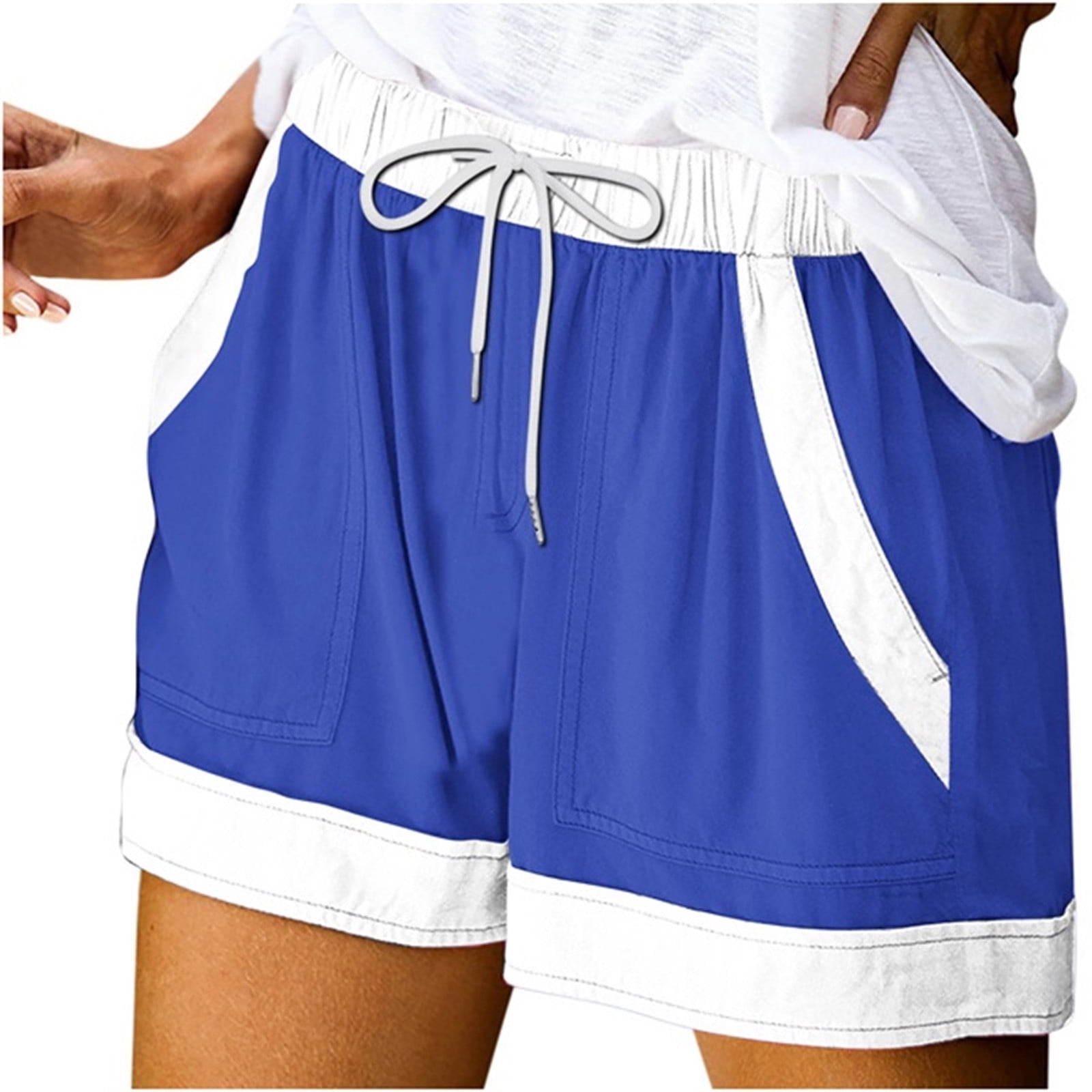 Shorts for Women Aoujea Summer Plus Size Women's Lightweight