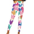thumbnail image 1 of Buigttklop Women Valentine'S Day Heart Printed Leggings for Women,Workout Running Yoga Leggings for Women,Yoga Pants for Yoga Workout Gym, 1 of 4