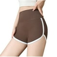 thumbnail image 1 of Buigttklop Women Workout Yoga Shorts-Premium Buttery Soft Solid Stretch Cheerleader Running Dance Volleyball Short Pants, 1 of 2
