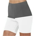 thumbnail image 1 of Buigttklop Women'S High Waist Summer Colorblocking Biker Shorts for Women Workout Shorts for Women Yoga Pants, 1 of 5
