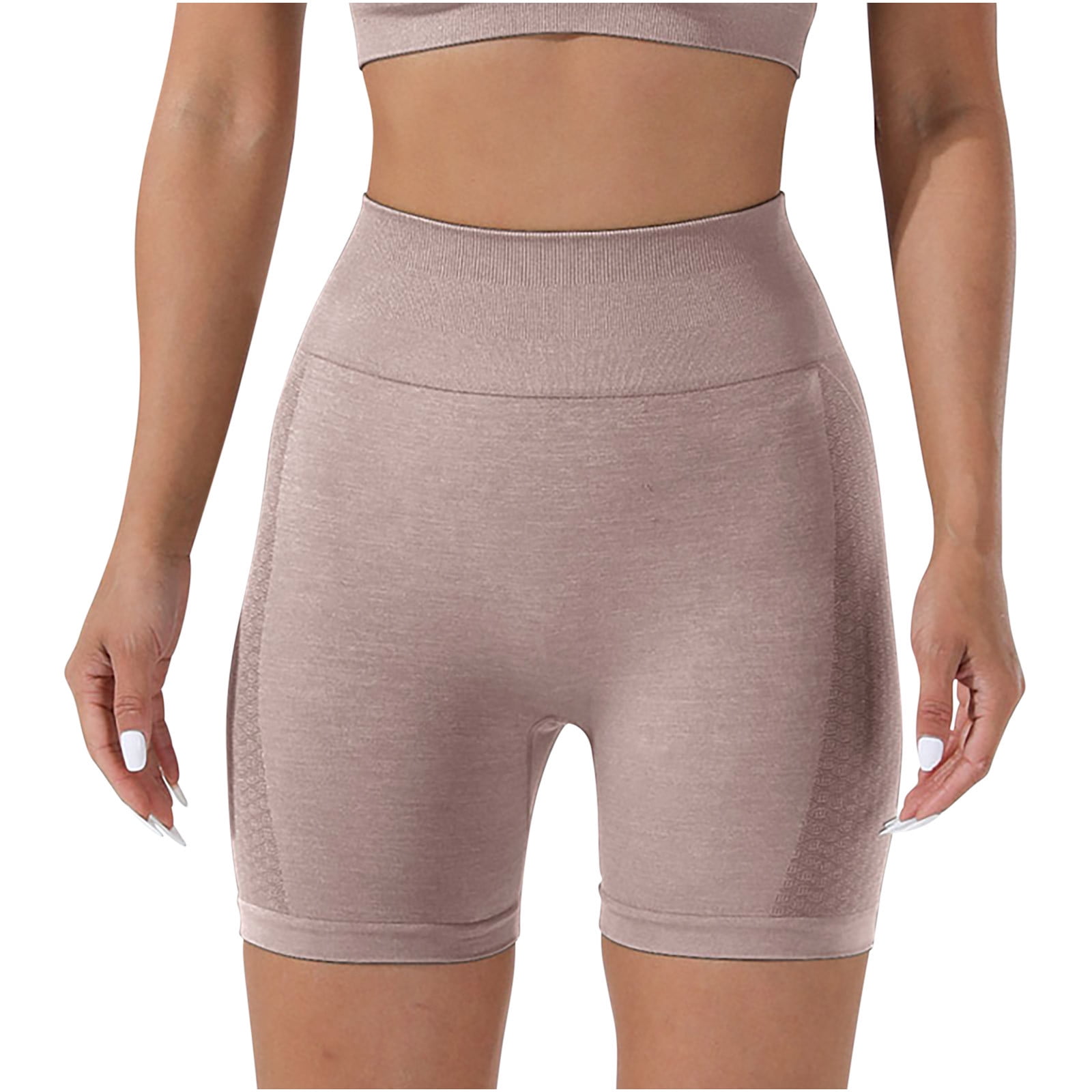 BUIgtTklOP no boundaries Yoga Shorts for Women Tummy Control High