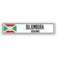 thumbnail image 1 of BUJUMBURA BURUNDI Street Sign Burundian flag city country road wall gift, 1 of 5