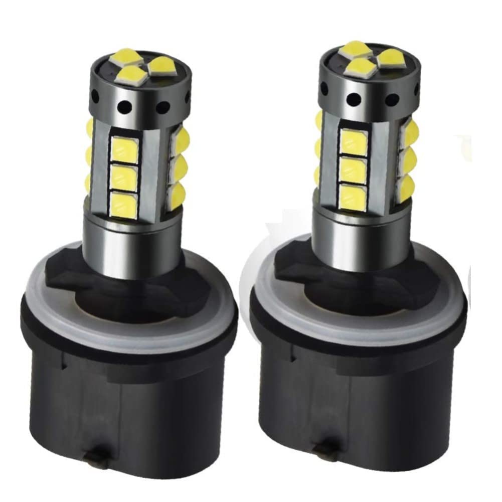 BUKERME 880 890 885 LED Fog Light Bulbs White Super Bright 1500 Lumens ...