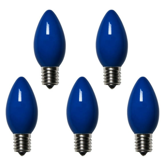 BULB CERAMIC C9 BLU (Pack of 1)