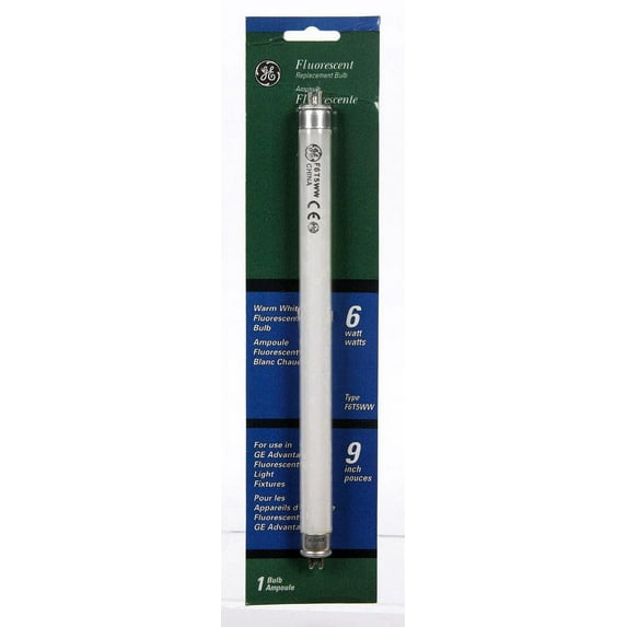 Ge Fluorescent Light Bulb 9 In. L T5 Mini Bipin G5 6 W 305 Lumens 3000 K 52 Cri Cd