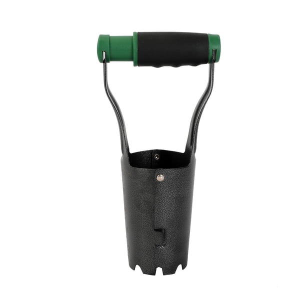 Expert Gardener Bulb Planter Tool with Steel Head and Comfortable Grip Handle
