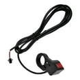 BULESON Black ABS Electric Bike Scooter Modification Switch for Good