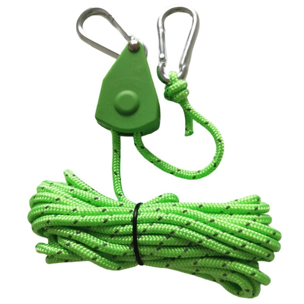 BULESON Compact and Portable Pulley Windproof Rope for Camping 2 5M ...