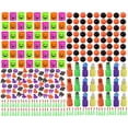 thumbnail image 1 of BULK 288 Piece Halloween Party Favor Trick or Treat Set - Spring Coils, Poppers, Glow Fingers, Pill Mazes, Bubbles , Small Novelty Toy Prize Assortment Gifts (24 Dozen), 1 of 8