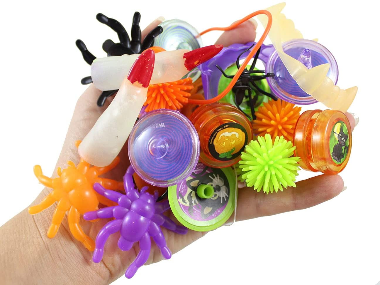 BULK 50 Piece Halloween Toy Assortment - Small Toys for Trick or Treat - Party Favors (2 Dozen)
