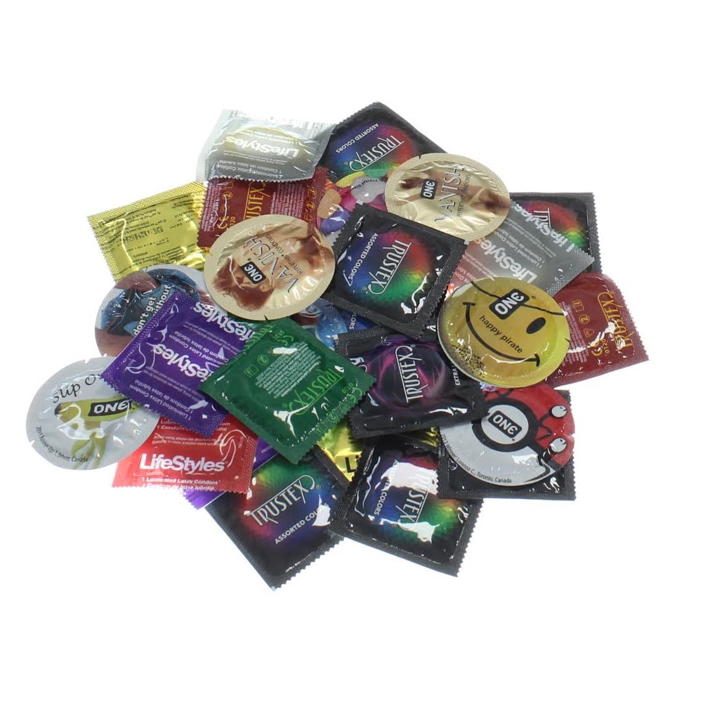 BULK ASSORTED CONDOMS 50 COUNT