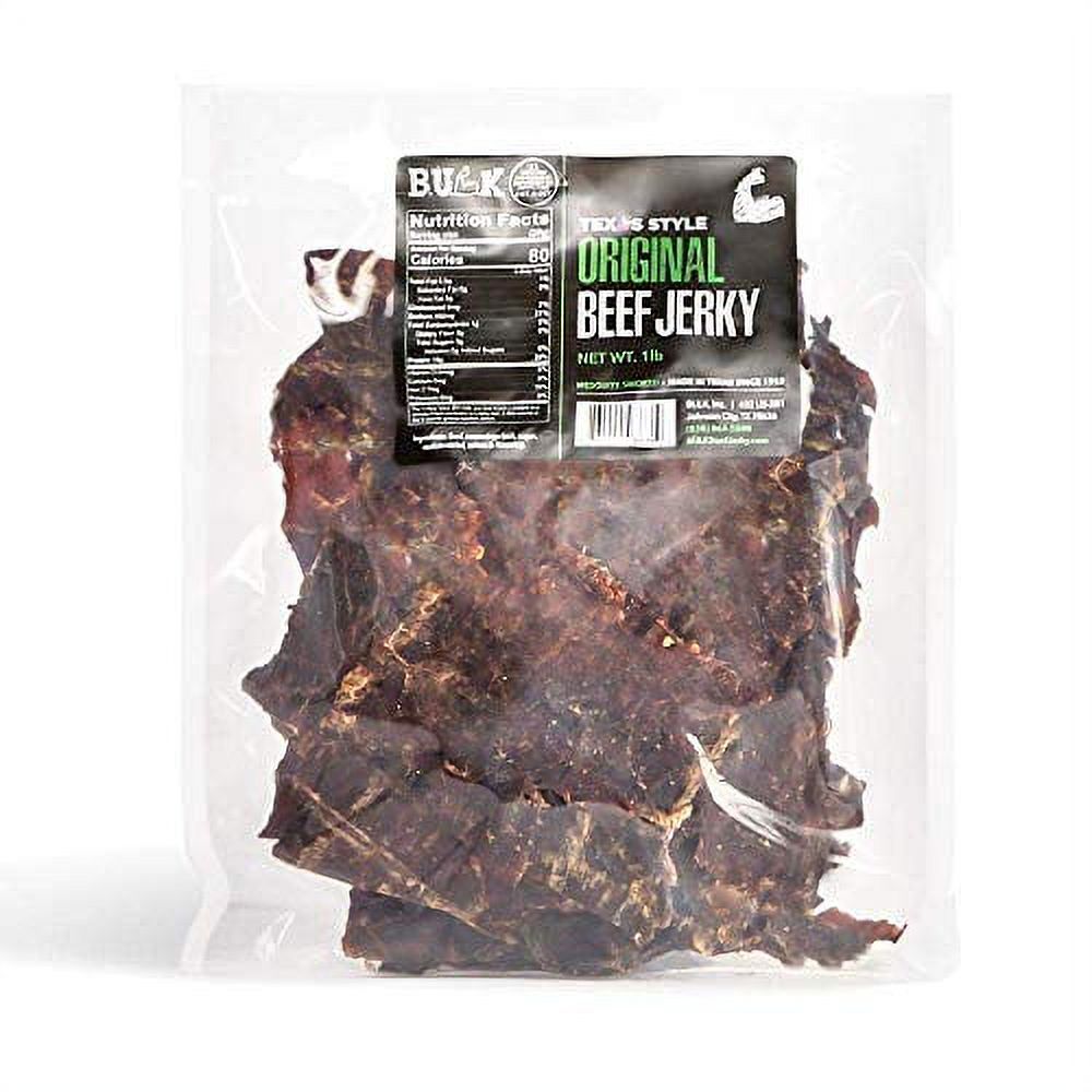 BULK Beef Jerky, Texas Style Beef Jerky Ready to Eat High in
