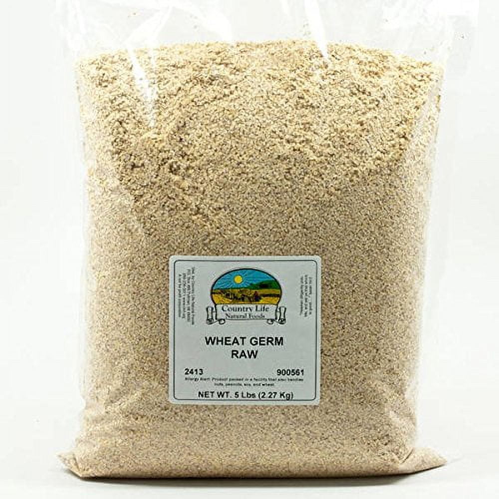 BULK GRAINS Wheat Germ Flake Raw, 10 Pound