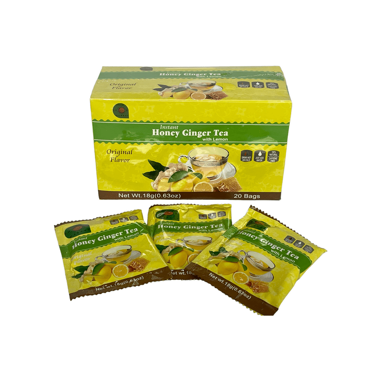 TWS シニュ　トレカ　US アメリカ　限定 target Walmart BULKSHOPMARKET INSTANT LEMON HONEY GINGER TEA 20 SACHETS 100% PURE