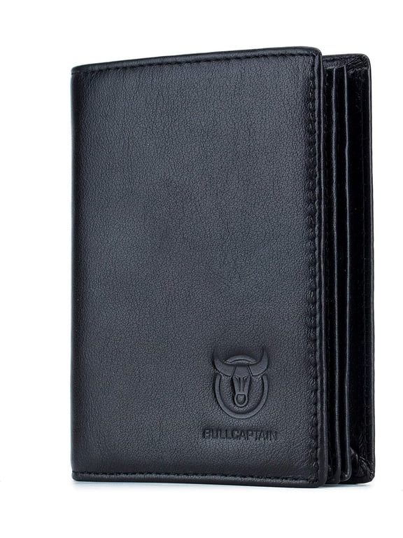 RFID Blocking Men's Classic Bifold Wallet, Black