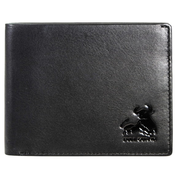 BULL GUARD RFID Blocking Wallet For Men Bifold Soft Black Genuine Nappa Leather Secure and Durable Extra Capacity Billfold with 11 Credit Cards Y101