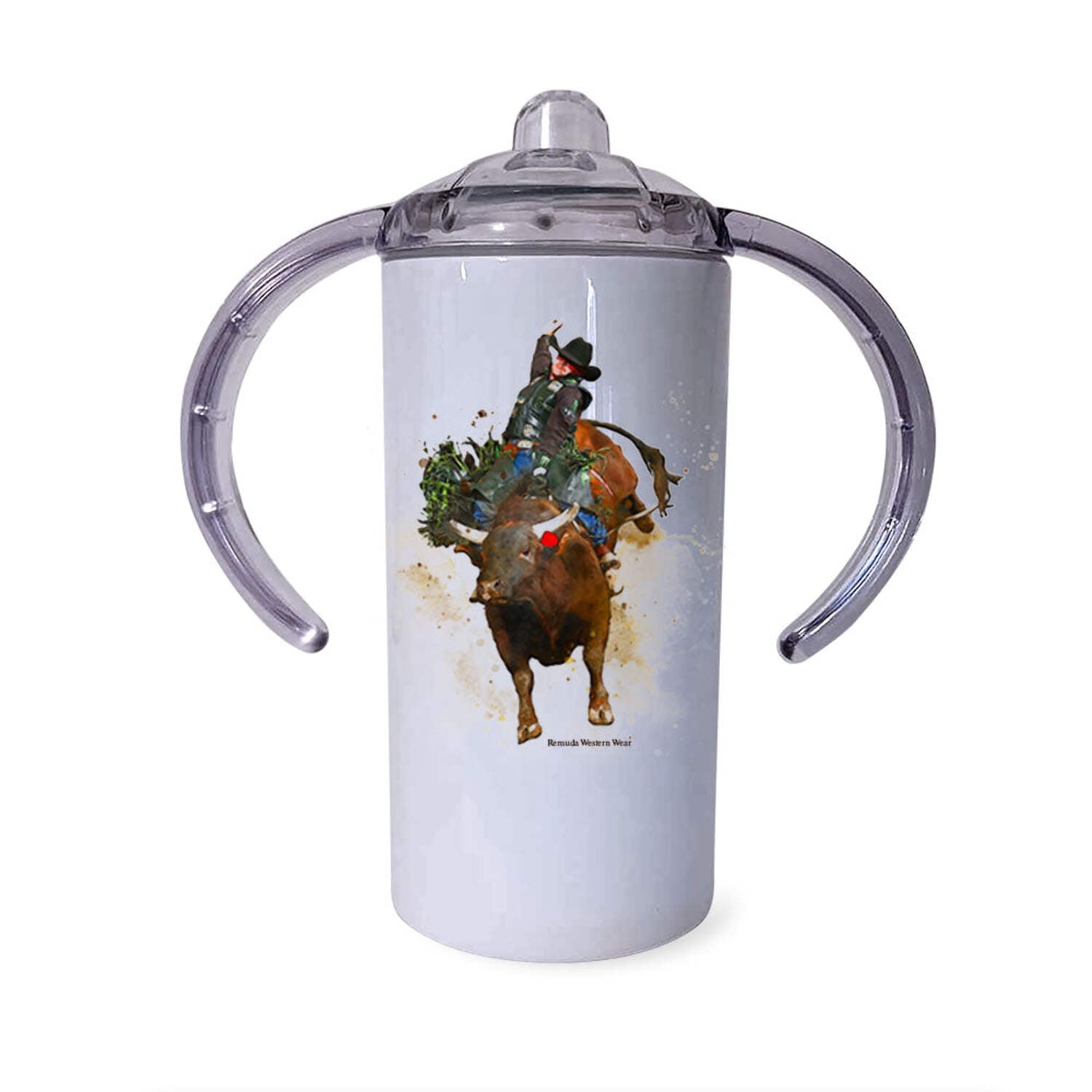 BULL RIDER - Infant  Toddler Western Sippy Cup