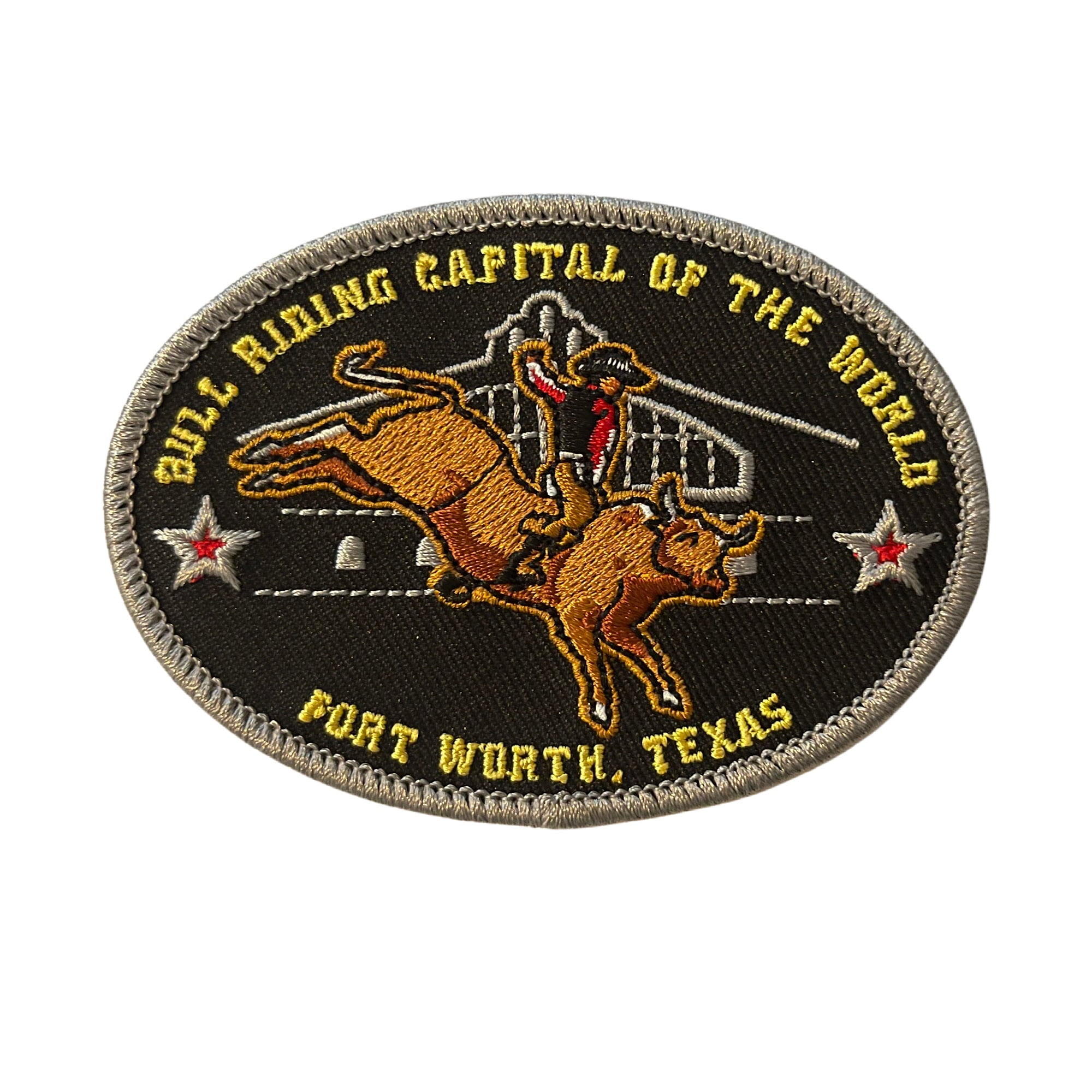 BULL RIDING CAPITAL OF THE WORLD - Vest Patch for Bull Riders and Rodeo ...