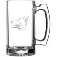 thumbnail image 1 of BULL TERRIER Dog Themed Etched 25oz Beer Mug, 1 of 1