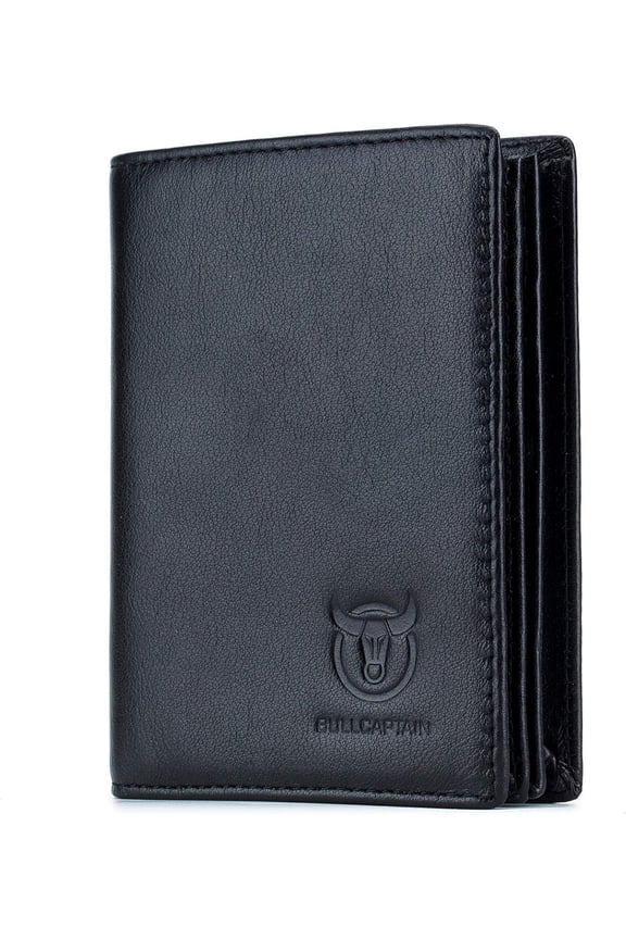 RFID Blocking Men's Classic Bifold Wallet, Black