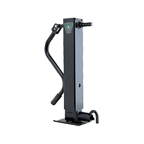 BULLDOG 182804 HD Square Trailer Jack, 12,000 lbs. Support Capacity