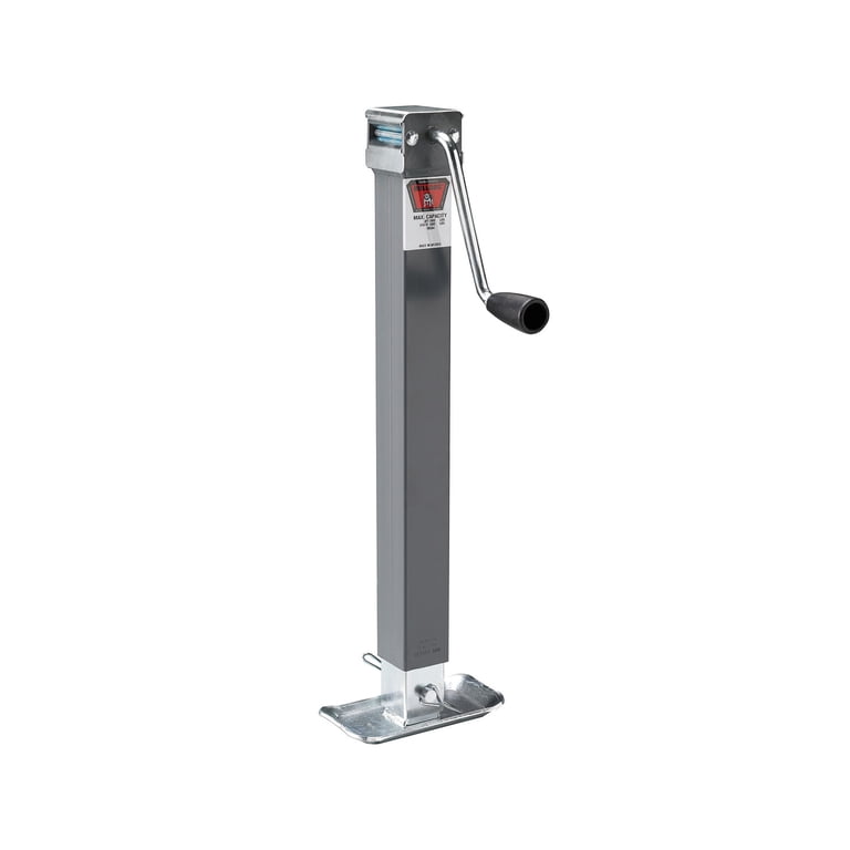 BULLDOG 195354 Square Trailer Jack, No Mount, 5,000 lbs. Support