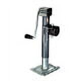 BULLDOG 198150 Round Trailer Jack, Side Mount, 7,000 lbs. Lift Capacity, Sidewind, Weld-On, 10 Inch Travel