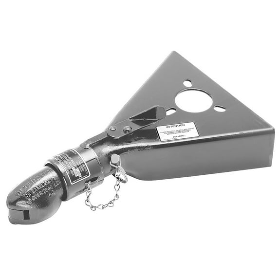BULLDOG 28288 Collar-Lok Trailer Coupler A-Frame Mount, 5,000 Pound Capacity