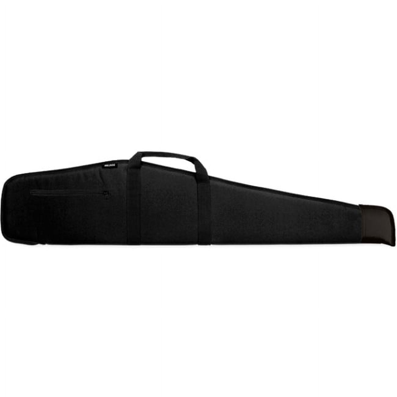 BULLDOG DELUXE SCOPED RIFLE CASE 48" NYLON TEXTURED BLACK