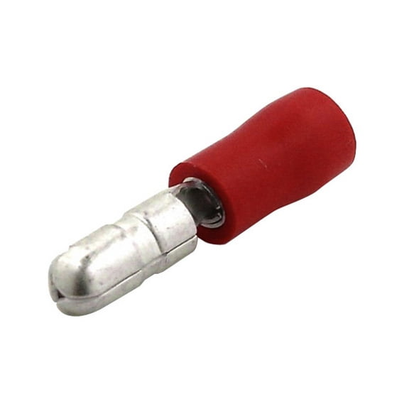 BULLET CONNECTORS MALE 22/18 GA RED;XSCORPION;100 PCS