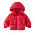 thumbnail image 1 of BULLPIANO 1-6T Boys Girls Winter Fleece Jackets Snowsuit Coats Hoods Windproof Warm Padded Puffer Outerwear, 1 of 4